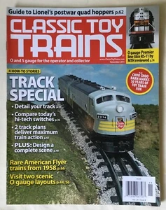 Klassisches Spielzeugzüge Magazin, November 2011, Spurweite O&S Modelleisenbahn Layouts - Bild 1 von 2