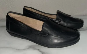 Naturalizer Soul "Kacy" Black Leather Casual Loafer Flats Size 7M EUC-Like New - Picture 1 of 7