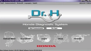 Honda Marine Dr.H diagnostic Software Version 33 up To 2024 - Picture 1 of 1