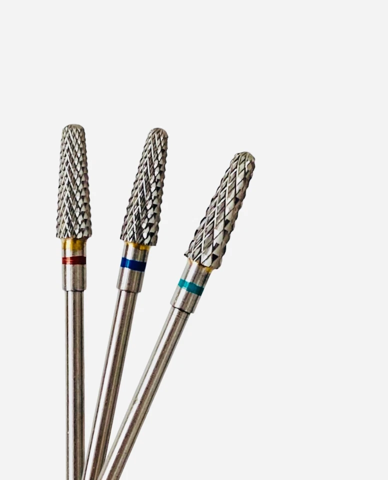 Tungsten Carbide Nail Drill Bits - Cone Shape for Precision Filing & Fast Produc