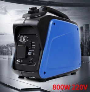 800W 220V Portable Silent Camping Outside Gasoline Power Inverter Generator - Picture 1 of 8