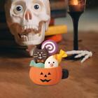 Miniatur-Krbisfigur, Halloween-Krbis-Puppenfigur fr Tischdekoration