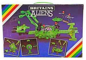 Britains Deetail # 9148 Space Alien Space Ship Boxed Set - 1982 production
