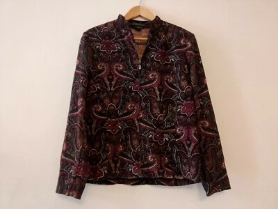 Vintage Paisley Ladie's Jacket Size S - Very Good Condition - Image 1 of 4