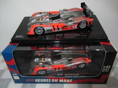 1/43 IXO LMM 191 AUDI R10 TDI # 15 LMP1 LE MANS 2010 BAKKERUD - ALBERS - JARVIS  Foto 1 de 4