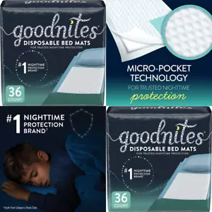36 PCS Disposable Bed Mats SUPER ABSORBENT Sheets For Bedwetting 2.4 x 2.8 ft - Picture 1 of 11