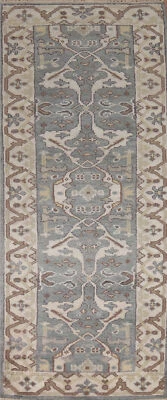 Traditional New Oushak Indian 8' Runner Rug Hallway Carpet" 3x8 ft - Image 1 of 4
