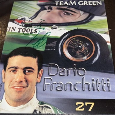 Fotografía informativa firmada autografiada por Dario Franchitti 8x10 Foto 1 de 3