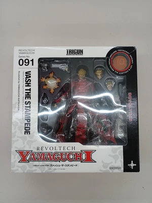 Boneco de ação Kaiyodo Revoltech Yamaguchi No.091 Trigun Vash the Stampede Japão - Imagem 1 de 4