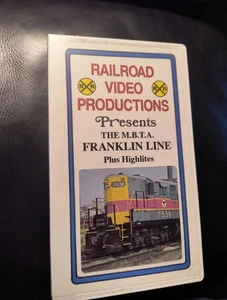 Railroad Video Productions The MBTA FRANKLIN LINE. VHS - Picture 1 of 4