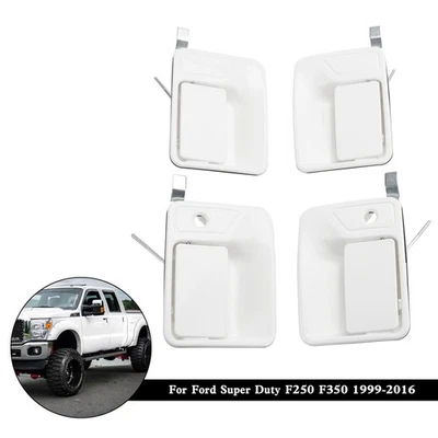 4PCS Exterior Door Handle For Ford Super Duty F250 F350 99-2016 Foto 1 de 4