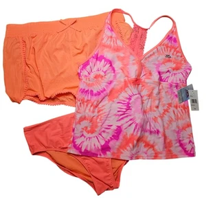Zeroxposur Girls Swim Set NEW XXL 20.5 Swimsuit Tankini Shorts Bottoms (708) - Picture 1 of 4