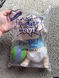 Vintage 1998 Nickelodeon Rugrats Tommy Pickles With Ball Plush New - Picture 1 of 3