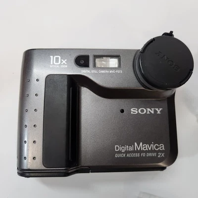 Sony Mavica MVC-FD73 Digital Camera With Battery - Powers On no further test - Image 1 of 4