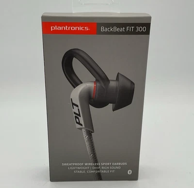 Plantronics BackBeat FIT 300 Sweatproof Wireless Sport Earbuds NEW Free Shipping - Image 1 of 4