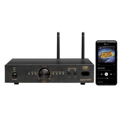 OSD Nero Stream XD2 150W x2 App Controlled Stereo Amp, HDMI ARC, BT Wireless - Image 1 of 4