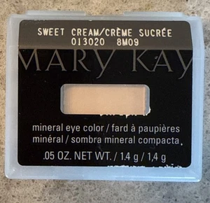 Mary Kay Mineral Eye Shadow Eyeshadow Color Sweet Cream 013020 Neutral - Picture 1 of 4