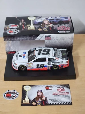 2018 #19 Hailie Deegan Mobil 1 Meridian Idaho First Win 1/24 Action NASCAR - Image 1 of 2