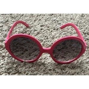 Janie and Jack Girls Pink Round Sunglasses Size 4+ New with tags - Picture 1 of 5