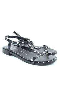 BRONX Sandalias cómodas Mujeres Talla EU 37 negro-color plata look casual - Imagen 1 de 5