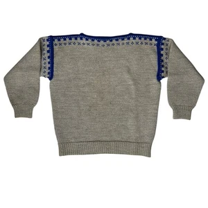 Marius Sportsmodes Marius & Stein Eriksen Oslo-Norway Wool Sweater Gray M/L READ - Picture 1 of 10