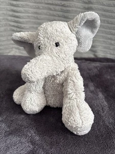 Edredón de felpa de juguete suave elefante gris cuidado madre chupete safari 9” MC159 raro - Imagen 1 de 9