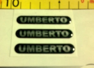 Logo Fregio con Nome in Resina 3 pezzi UMBERTO - Imagen 1 de 1