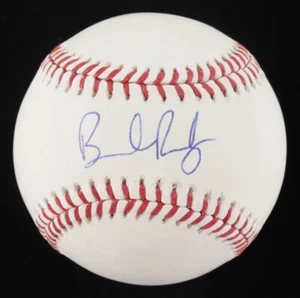 Brendan Rodgers Signed OML Baseball (JSA COA) Houston Astros 2nd Baseman - Picture 1 of 5