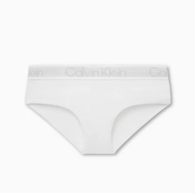 Calvin Klein Women's Waist LOGO Breathable Half-Pack Hip Briefs | QF6699AD - Image 1 of 4