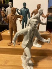 Lot of 6 Vintage The Man From U.N.C.L.E Plastic Action Figures 6" READ