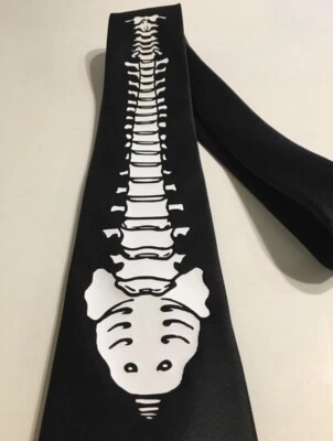 Spine, Anatomy Necktie, Vertebrae Column, Human, Cool Tie - Image 1 of 3