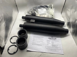 Harley Davidson REMUS Auspuffanlage Exhaust verstellbar schwarz matt Sportster - Bild 1 von 12