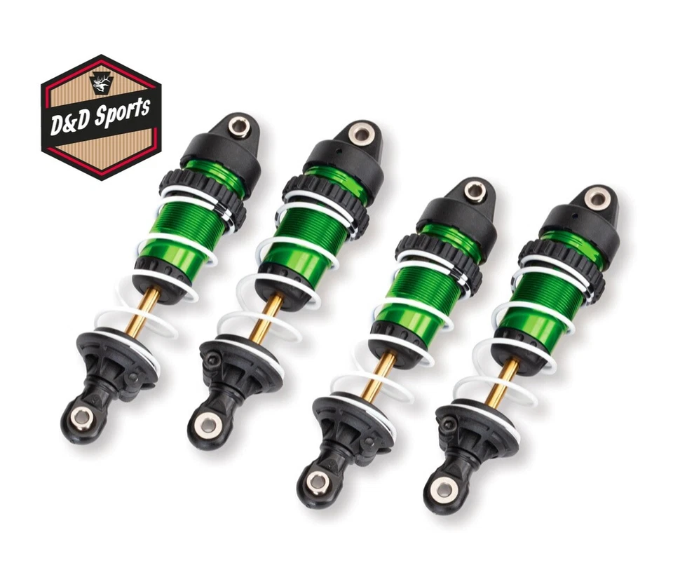 Traxxas 10765-GRN - Amortiguadores, GTR Largo, Verde Anodizado, con Muelles (Mini MAXX) TPA Foto 1 de 1