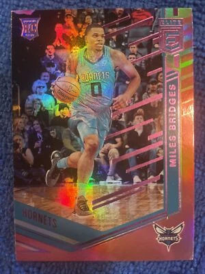 2018-19 Panini Chronicles Elite Miles Bridges RC Pink #285 - Image 1 of 2