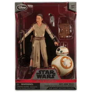 Disney Rey & BB-8 Elite Die Cast Action Figures 6'' Star Wars The Force Awakens - Picture 1 of 4