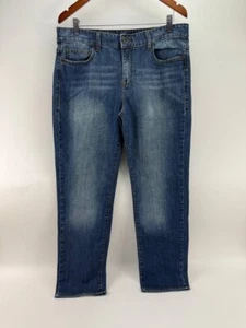 CK Calvin Klein Jeans Womens Denim Blue Jeans Size 14 32x30 - Picture 1 of 6