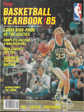 NBA Hoop Basketball Yearbook Larry Bird Boston Celtics 1985