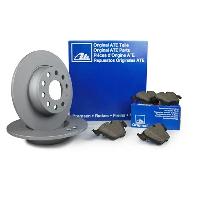 ATE BREMSSCHEIBEN Ø230mm + BREMSBELÄGE VW Golf 4 IV 1J1 AUDI SKODA SEAT HINTEN