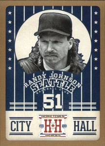 2013 Hometown Heroes City Hall Gold #3 Randy Johnson