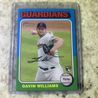2024 Topps Heritage Gavin Williams #489 Image Variation Short Print RC Guardians