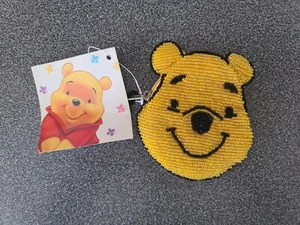 Disney Winnie The Pooh Beaded Coin/Change/Trinket Purse NWT - Bild 1 von 4