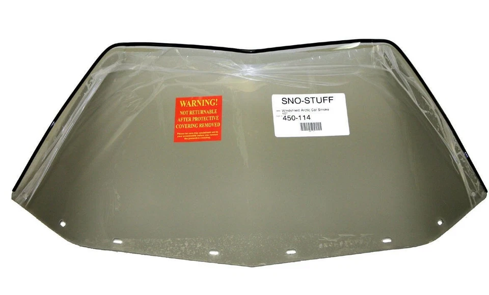 Arctic Cat El Tigre 295, 1974, 10" Smoked Windshield - Image 1 of 1