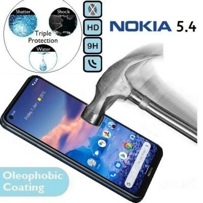 100%Genuine Tempered Glass Screen Protector TA-1325/1333/1340/1337 For Nokia 5.4 - Image 1 of 2