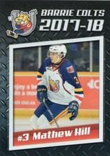 2017/18 Barrie Colts - MATHEW HILL
