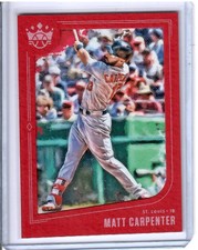 2019 Diamond Kings Red frame Border Matt Carpenter