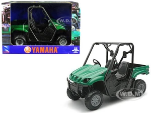 2008 YAMAHA RHINO 700 F1 4 x 4 OFF-ROAD GREEN 1/12 DIECAST MODEL NEW RAY 43253 - Picture 1 of 1