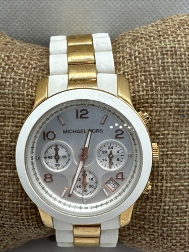Michael Kors Runway MK5464 Orologio Donna Quadrante Analogico Bicolore Quarzo JNA798