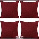 Large Windsor Wine Cushion Covers / Complete Cushions  26" 24" 22" Set Of 2
