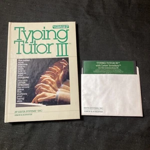 Typing Tutor 3 With Letter Invaders Commodore 64 5.25” Disk With Manual JL - Picture 1 of 6