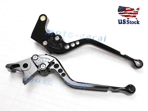CNC Clutch & Hand Brake Lever Kits For 2009-2017 Street Triple R/RX Long Adjust - Picture 1 of 7